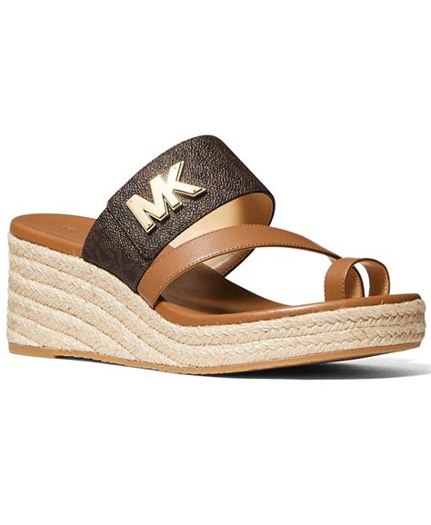 michael kors sidney mid wedge|Michael Kors Sidney Mid Wedge Sandals .